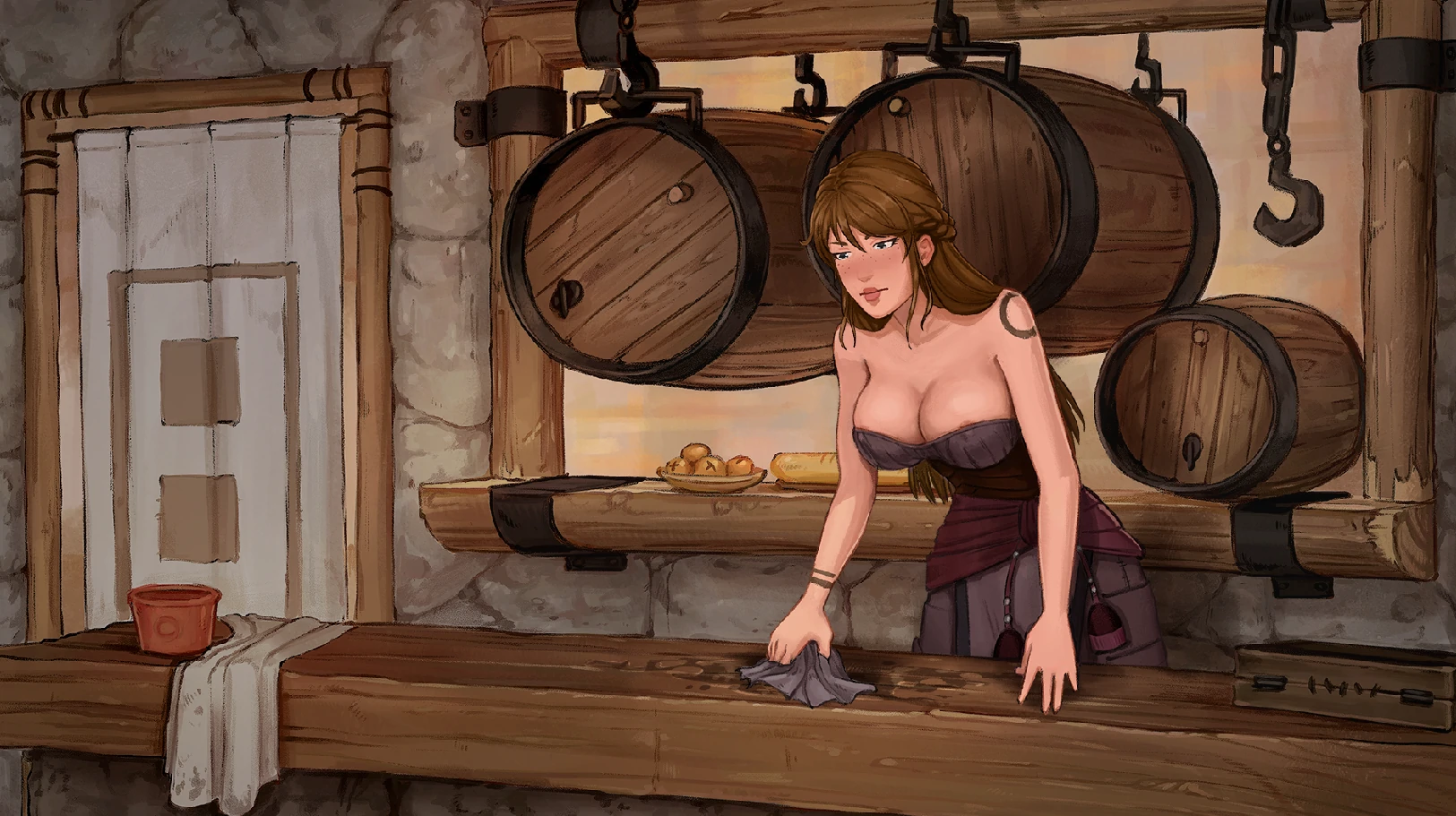 【亚洲SLG/AI汉化/乱伦补丁】余烬的避难所0.22b AI汉化版【PC+安卓/1.3G/更新】 封面图 3