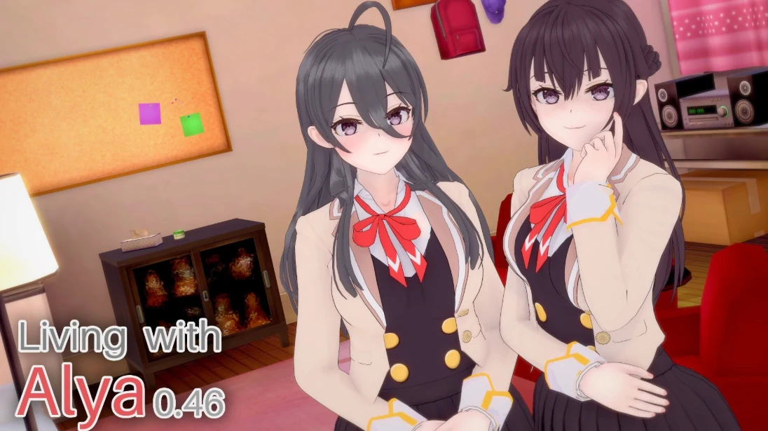 【日系SLG/AI汉化/3D】与艾莉亚一起生活0.46 AI汉化版【PC+安卓/2G/更新】