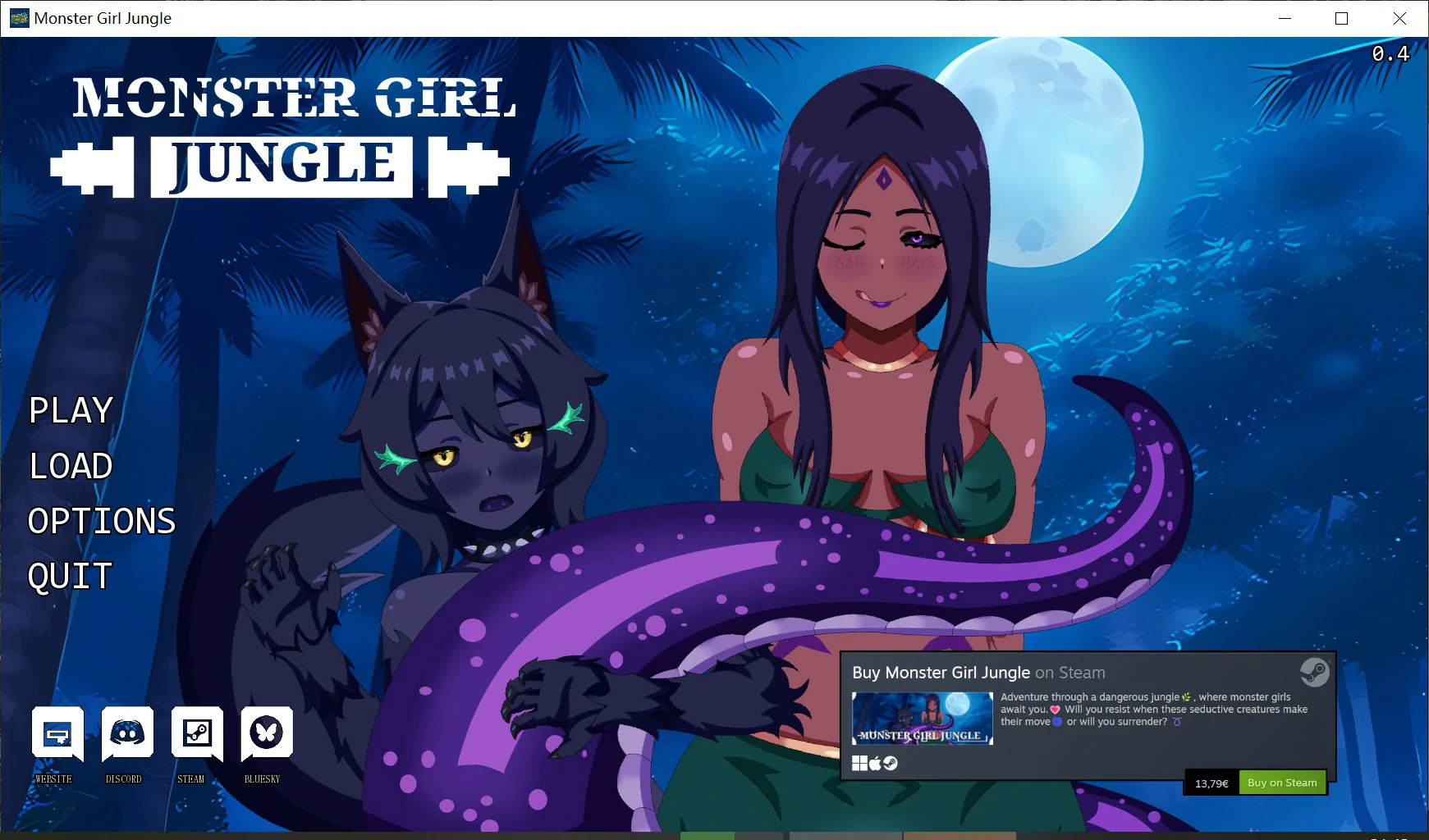 【欧美SLG/官中/魔物娘】魔物娘丛林0.4 官方中文步兵版【PC/0.73G】 封面图 1