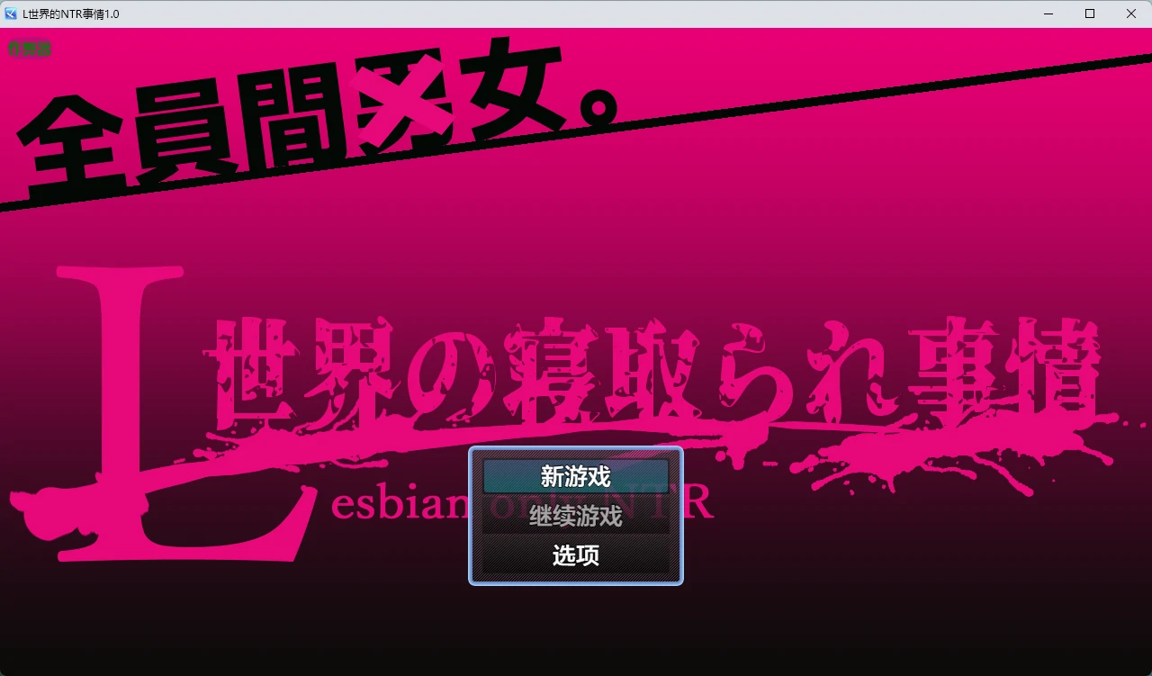 【日系RPG/AI汉化/扶她】L世界的NTR事情1.0 AI汉化版【PC+安卓/1.19G】 封面图 1