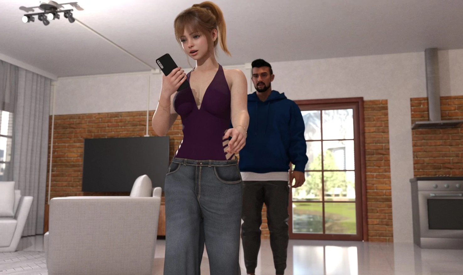 【欧美SLG/AI汉化/3D】从此幸福快乐-重制0.6.0 AI汉化版【PC+安卓/3G/更新】 封面图 3
