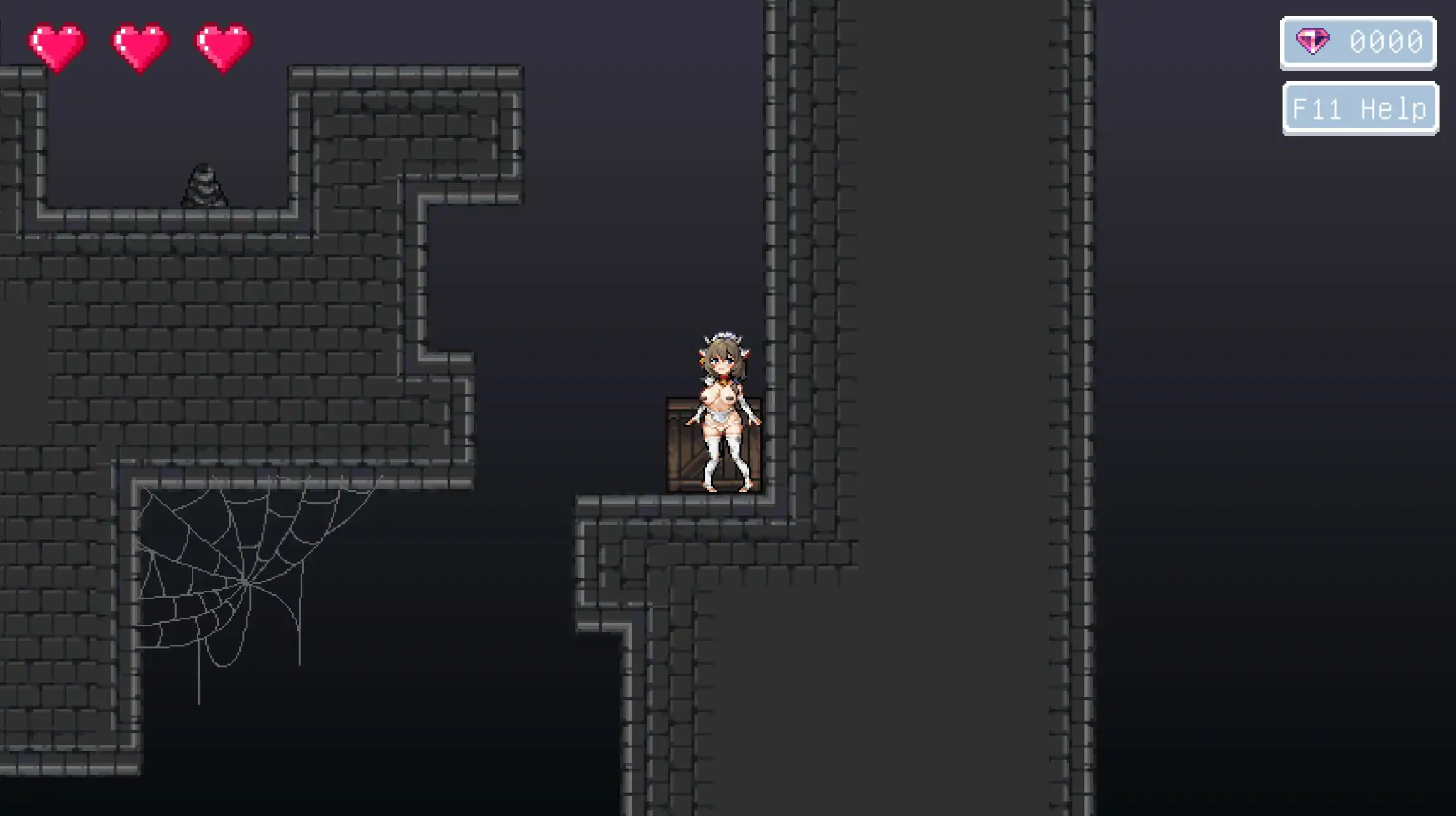 【日系ACT/官中/像素】牛娘米尔菲的淫欲陷阱调教~用触手×媚药×拘束来榨干高潮!~ 官方中文版【PC/0.21G】 内容图 1