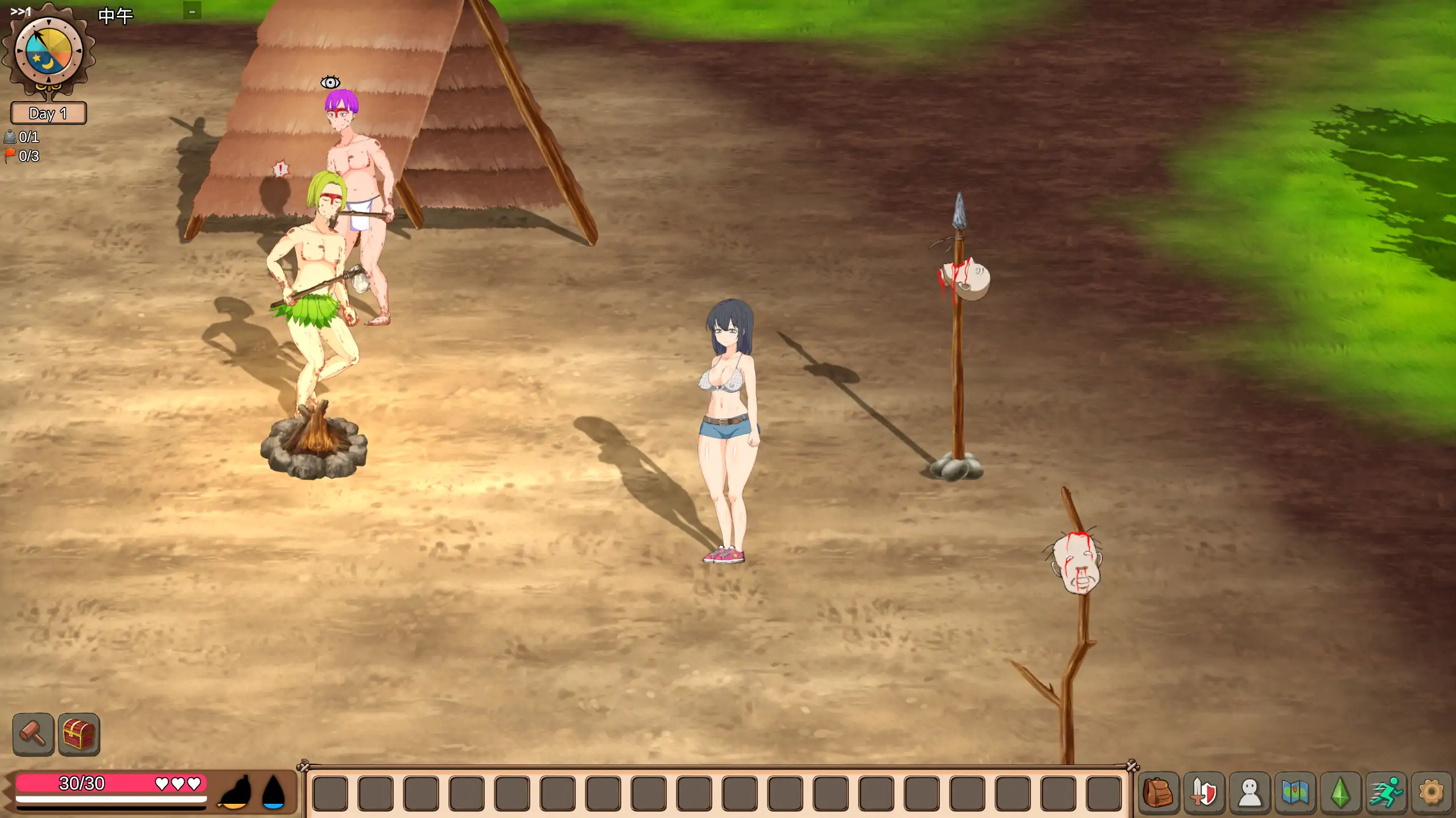 【日系ACT/官方中文/生存】疯狂岛0.5.9 官方中文【PC/1.17G/更新】 内容图 2