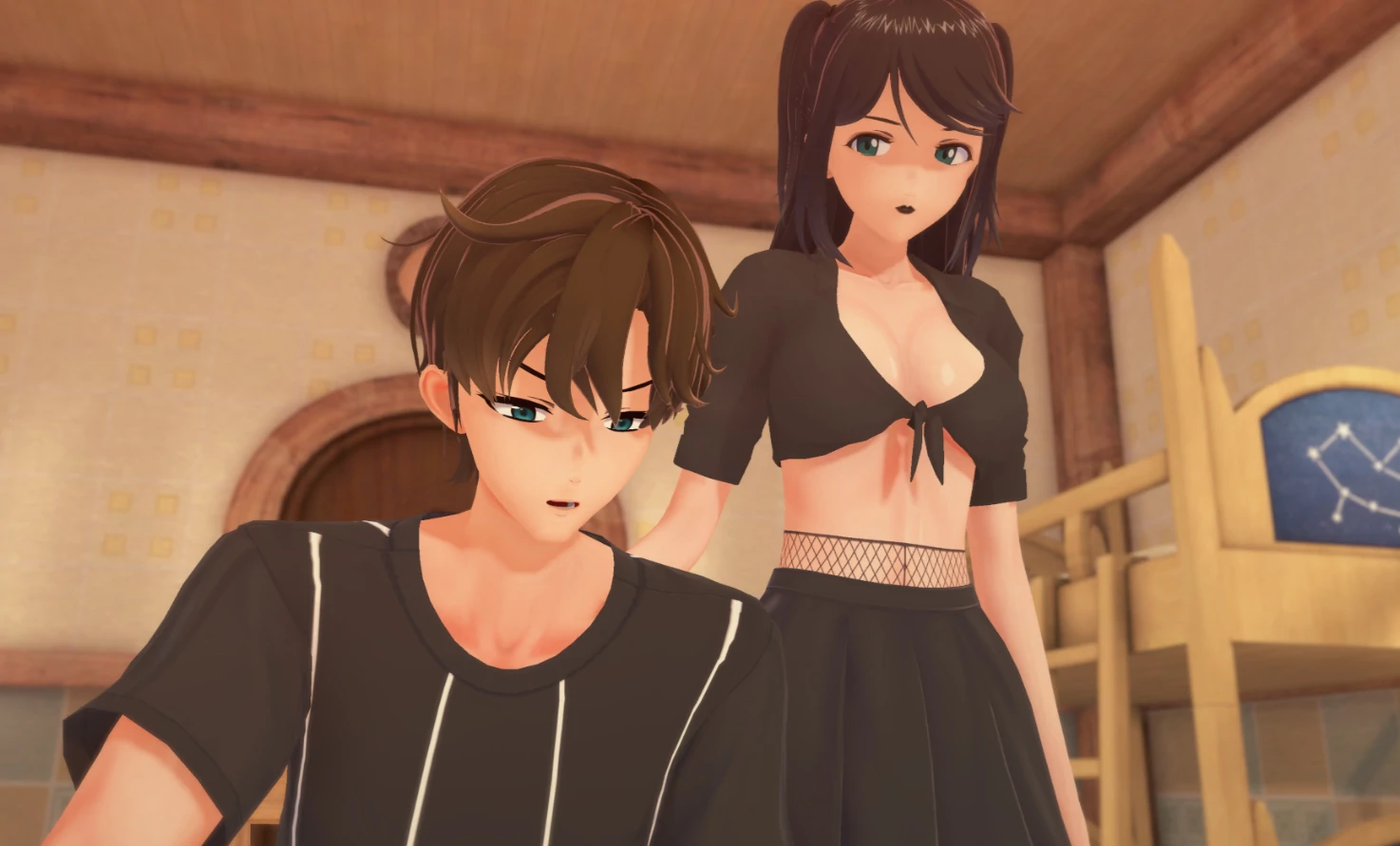 【日系SLG/AI汉化/3D】暑假打工日志0.5b AI汉化版【PC+安卓/2.7G/更新】 内容图 2