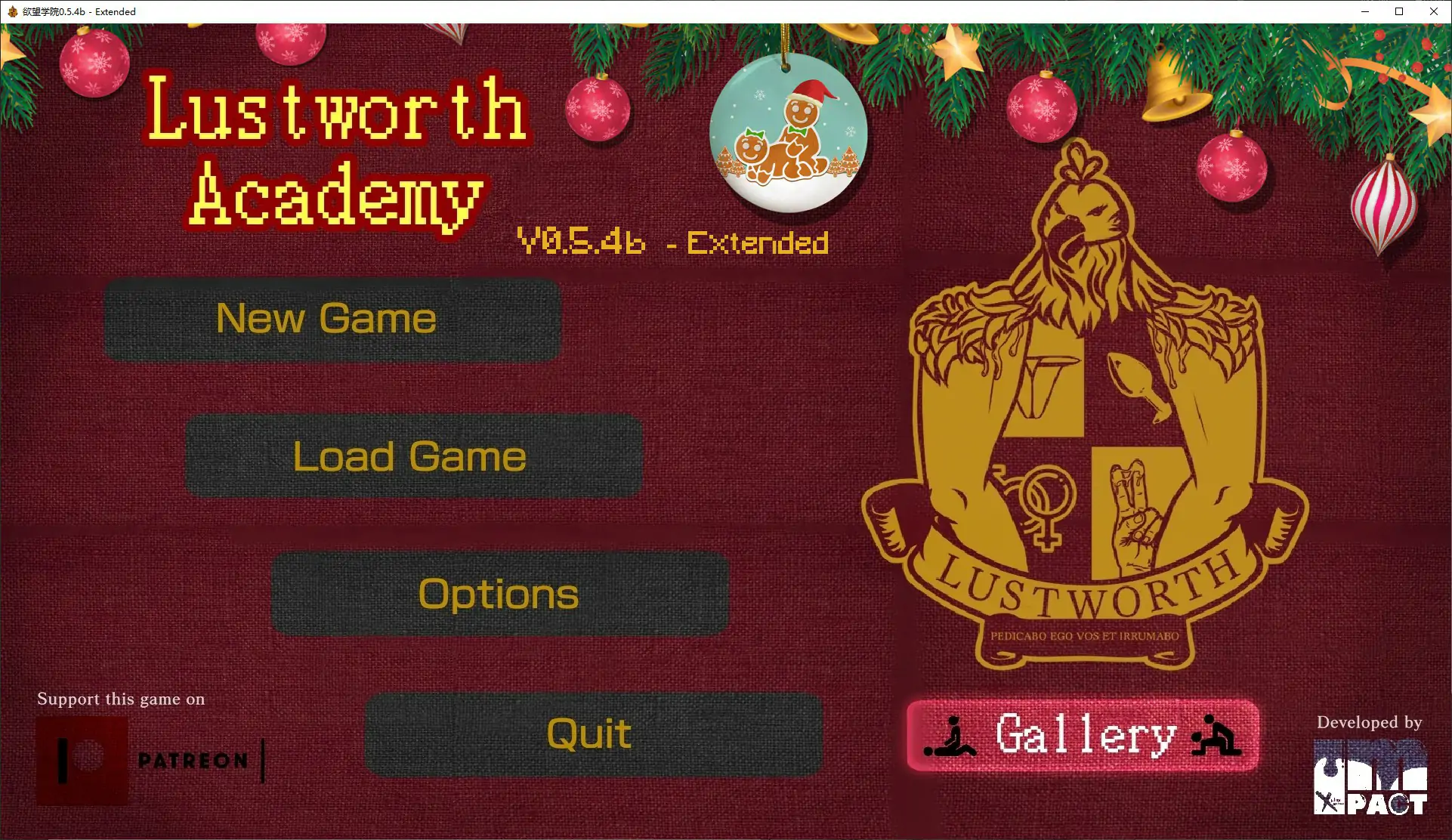 【欧美SLG/AI汉化/沙盒】欲望学院0.5.4b - Extended AI汉化版【PC+安卓/2.61G/更新】 封面图 1