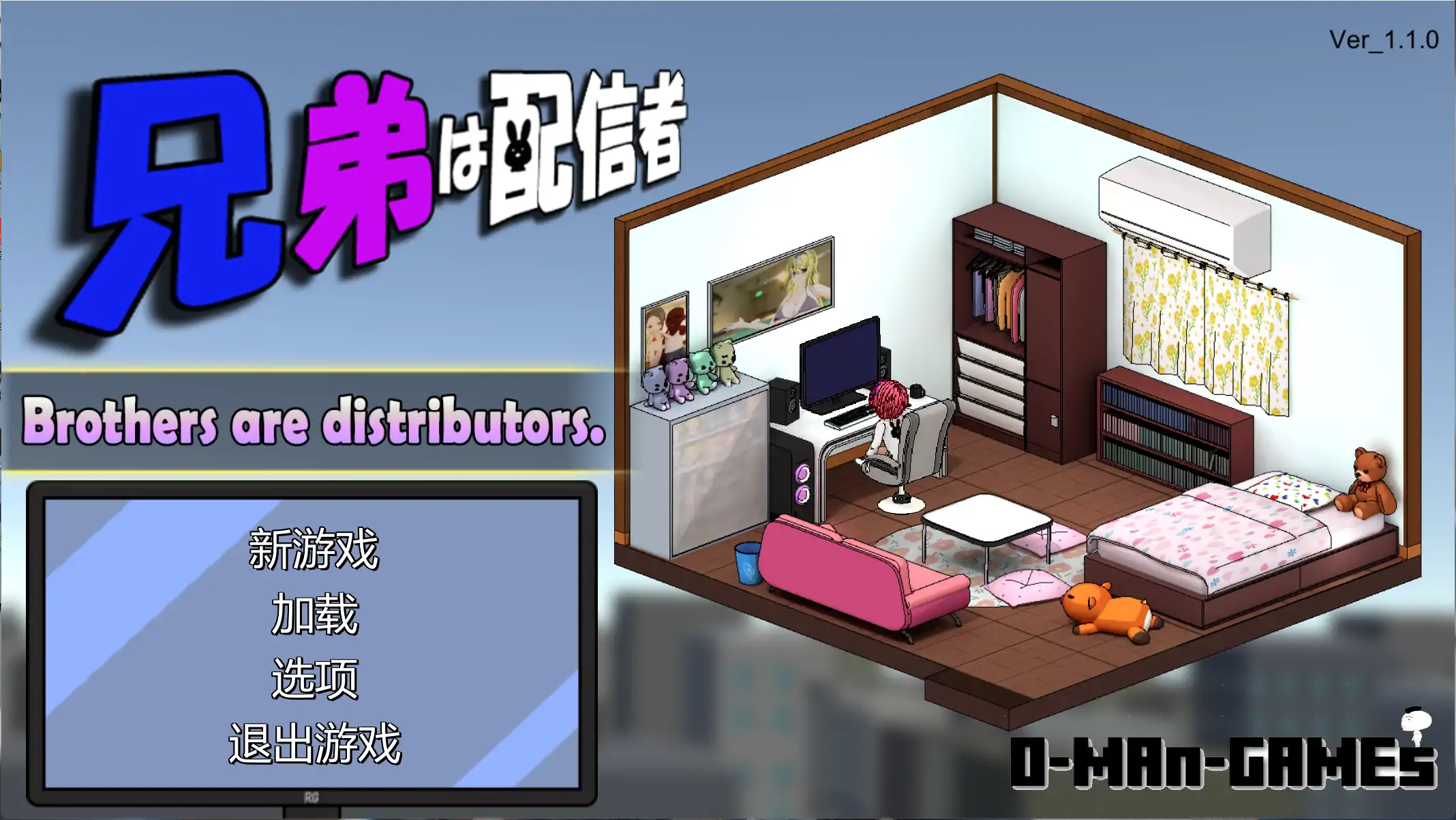 [精品SLG/官中/更新] 主播兄弟NTR 二人は配信者~NTR!?~ v1.1.0 官方中文版[1.8G]