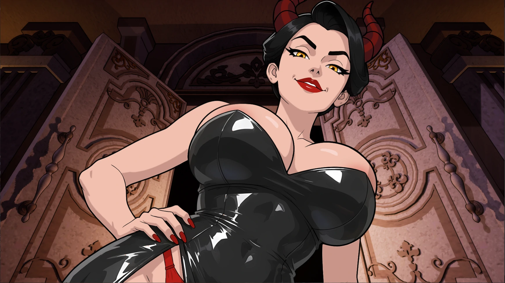 【欧美SLG/AI汉化/沙盒】地狱熟女0.3 AI汉化版【PC+安卓/3.4G/更新】 封面图 3