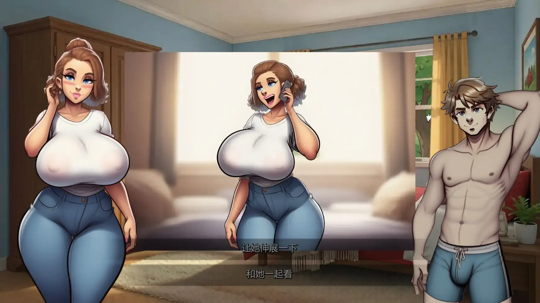 【欧美SLG/AI汉化/熟女】熟女杀手v0.2 AI汉化版【PC+安卓/0.77G/更新】 内容图 2