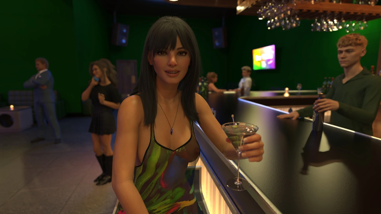 【欧美SLG/AI汉化/3D】阿瑞娜约会2.0 AI汉化版【PC+安卓/3G/更新】 内容图 1