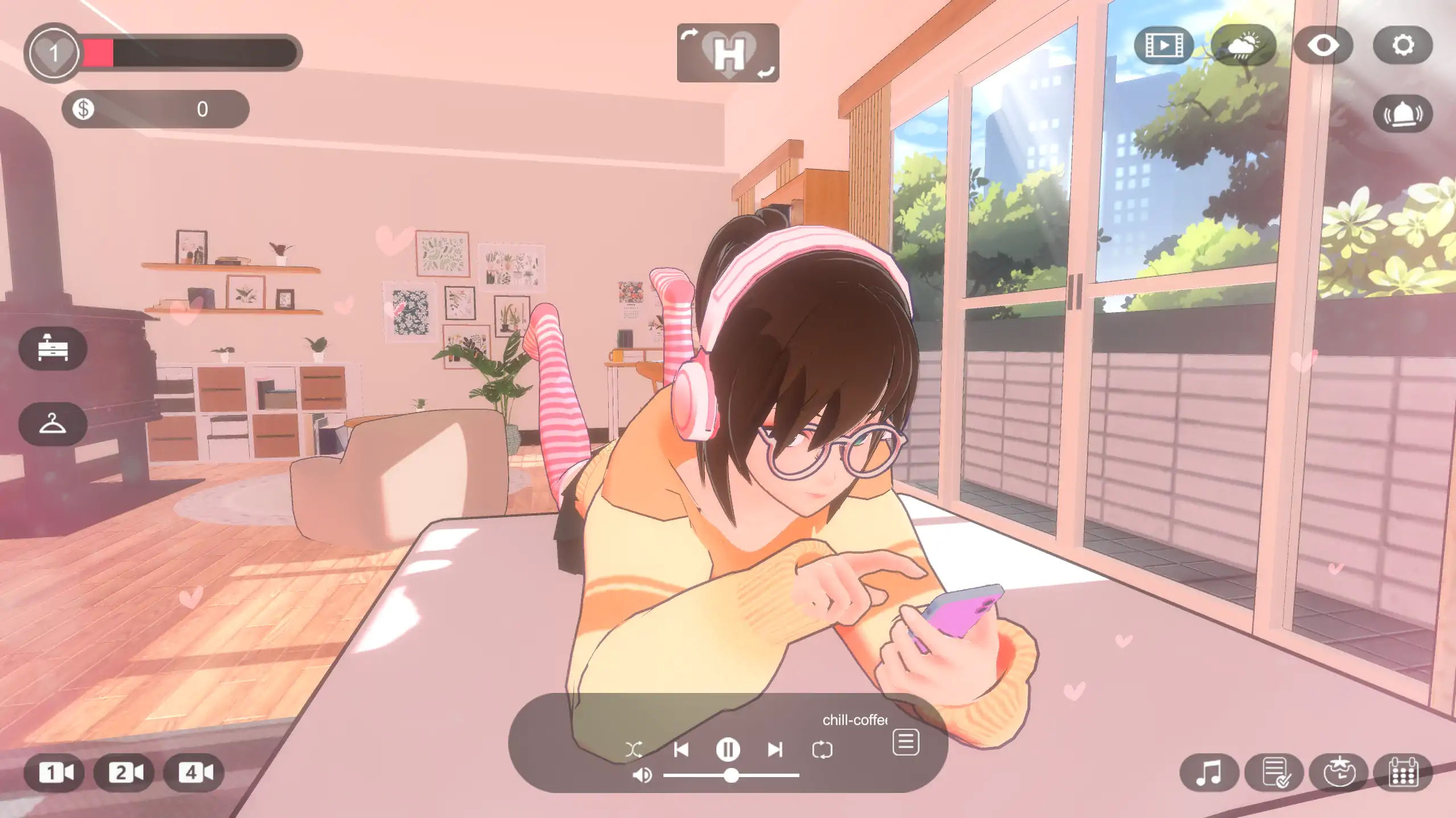 【日系SLG/官方中文/恋爱】我与她的放置日记─从纯爱到NTR1.0 官方中文【PC/0.80G/新作】 更新日志图 1