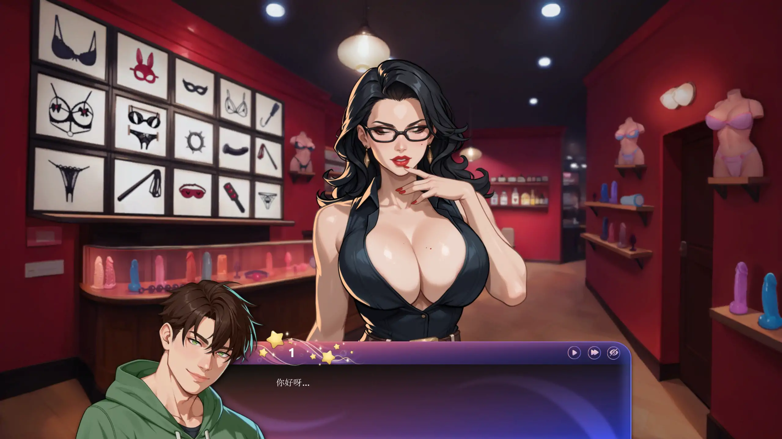 【日系SLG/官方中文/恋爱】我的纸片人老婆直播爆红了1.0 官方中文【PC/0.43G/新作】 封面图 3