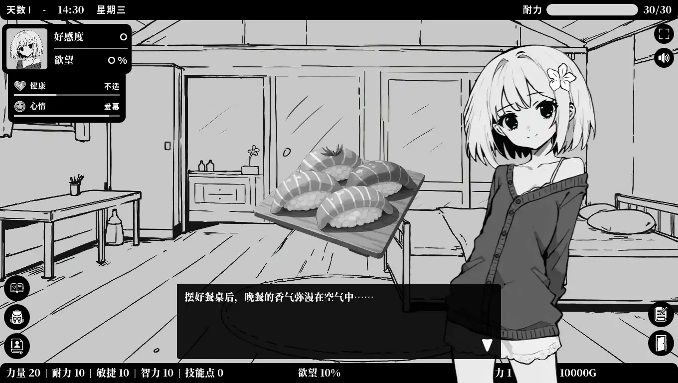 【亚洲SLG/官中/黑白】 异界撩妹大冒险1.0.2 官方中文版【PC/0.23G】 更新日志图 1