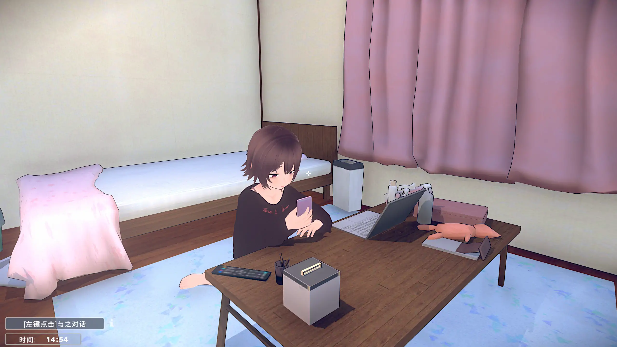 【日系SLG/官方中文/养成】理想中的宅家生活 ~父女亲密同居1.1.4 官方中文【PC/0.33G/更新】 封面图 3